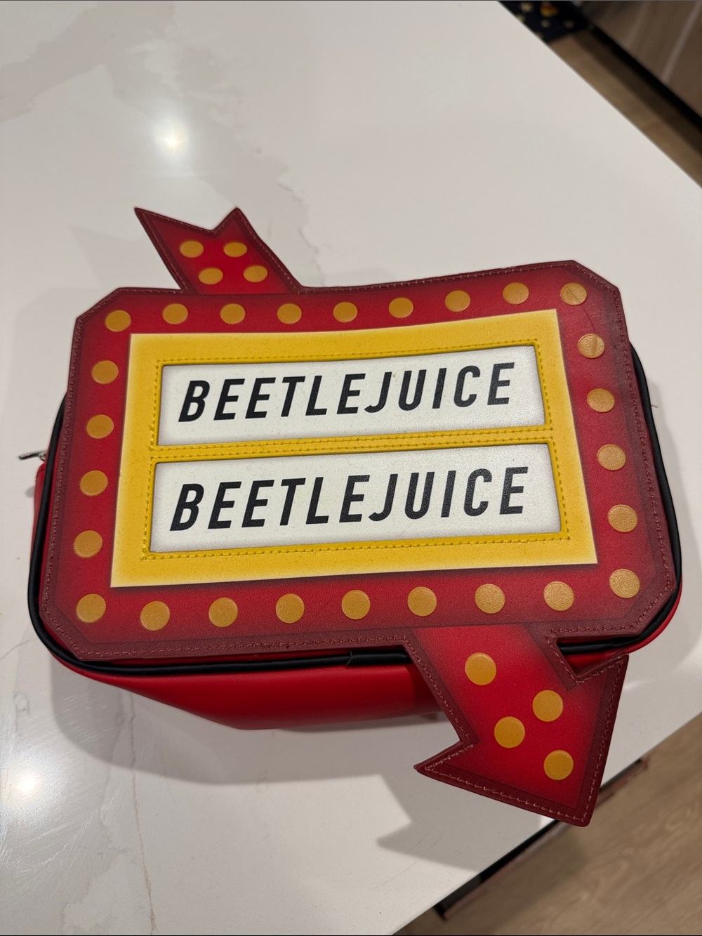 Beetlejuice Marquee Loungefly crossbody